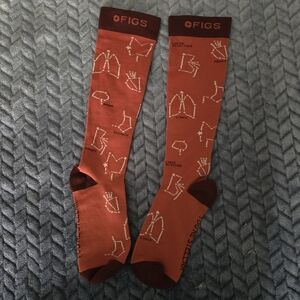 New Figs Compression Socks Actual Size M